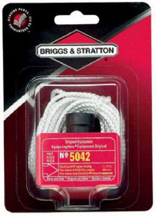 No. 3 - Briggs & Stratton Starter Rope & Grip 5042K - 1