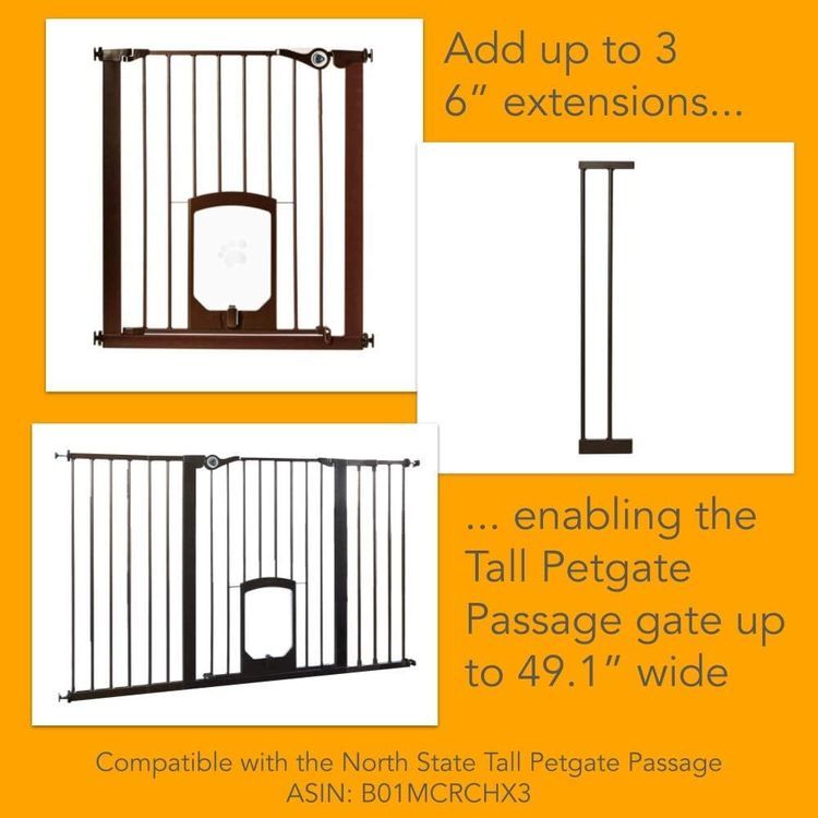 No. 6 - North States MyPet 2 Bar Extension for Tall Petgate Passage - 2