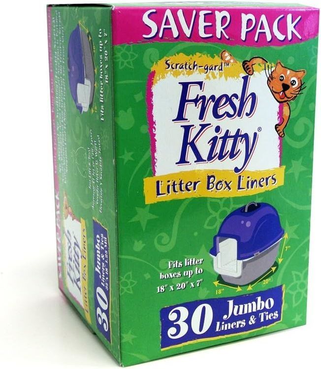 No. 8 - Fresh Kitty 30 Count Jumbo Litter Box Liners - 2