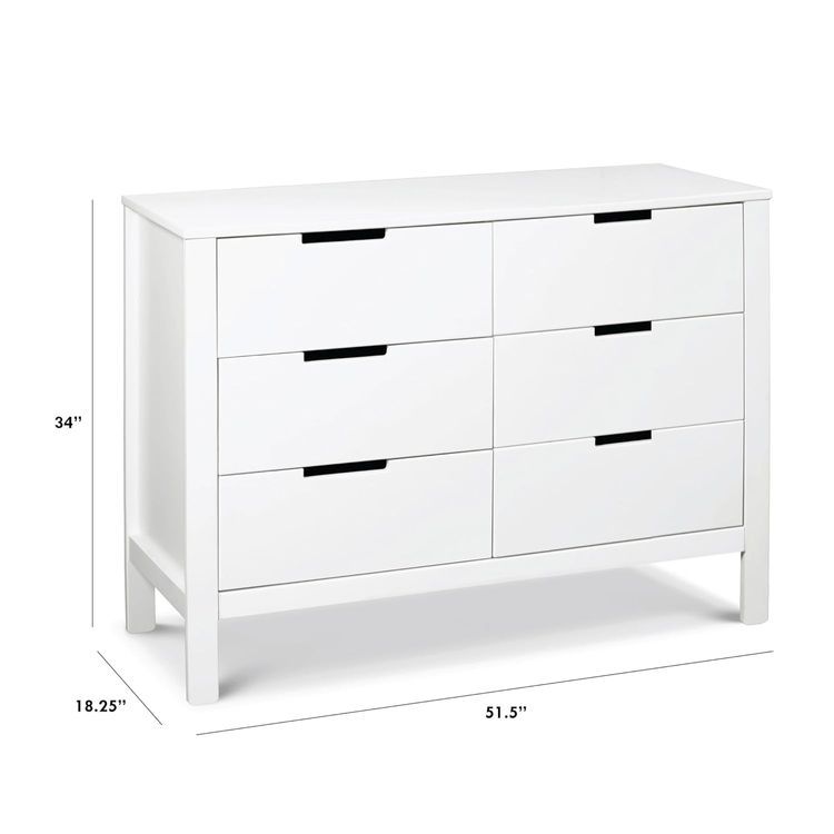 No. 1 - Carter's Colby 6-Drawer Dresser - 3