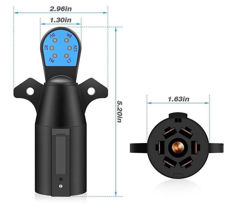 No. 3 - NEW SUN 7 Way Trailer Plug Tester - 5