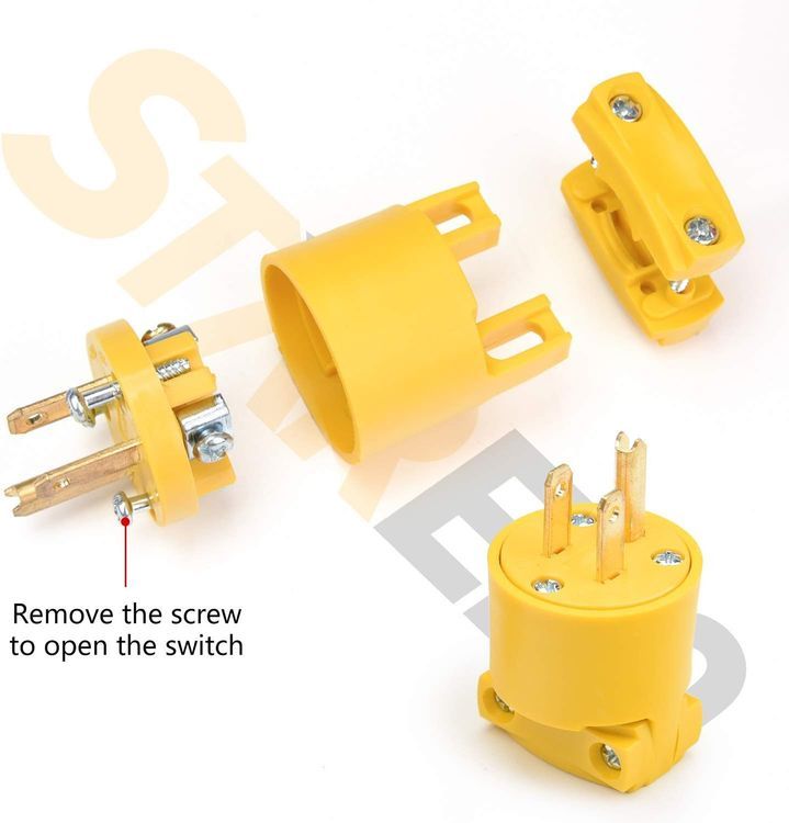 No. 6 - STARELO Electrical Replacement Plug & Connector Set - 4