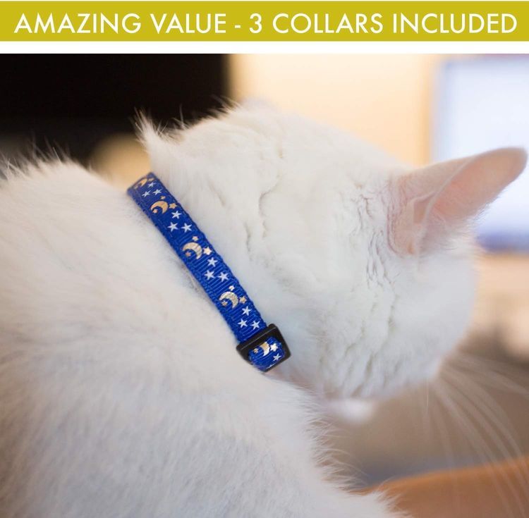 No. 2 - Upgraded Version - Cat Collar Stars and Moon - 5