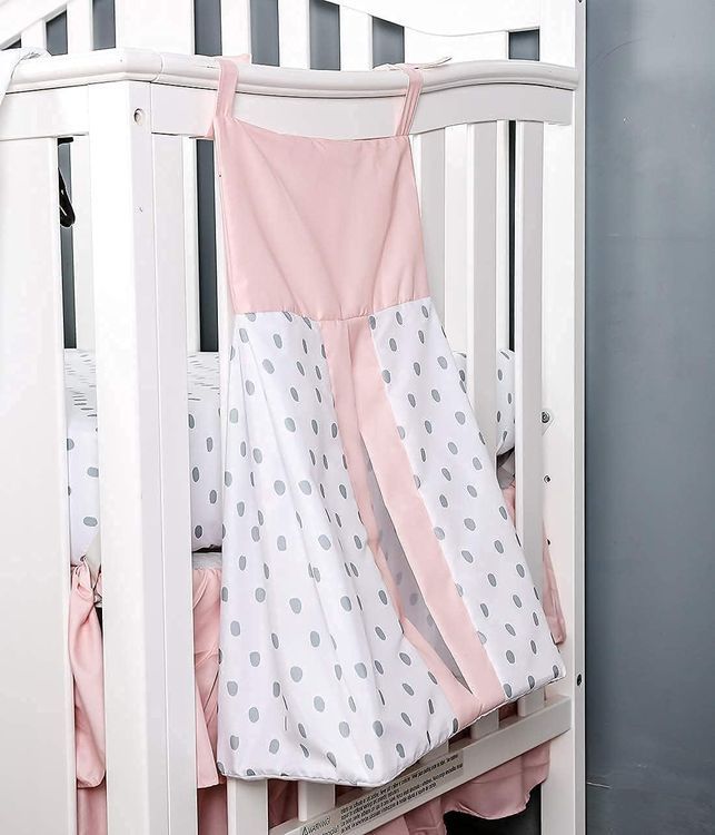 No. 7 - PINNKKU 4-Piece Crib Bedding Set for Girls - 4