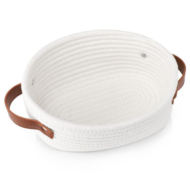 No. 9 - White Cotton Basket - 1