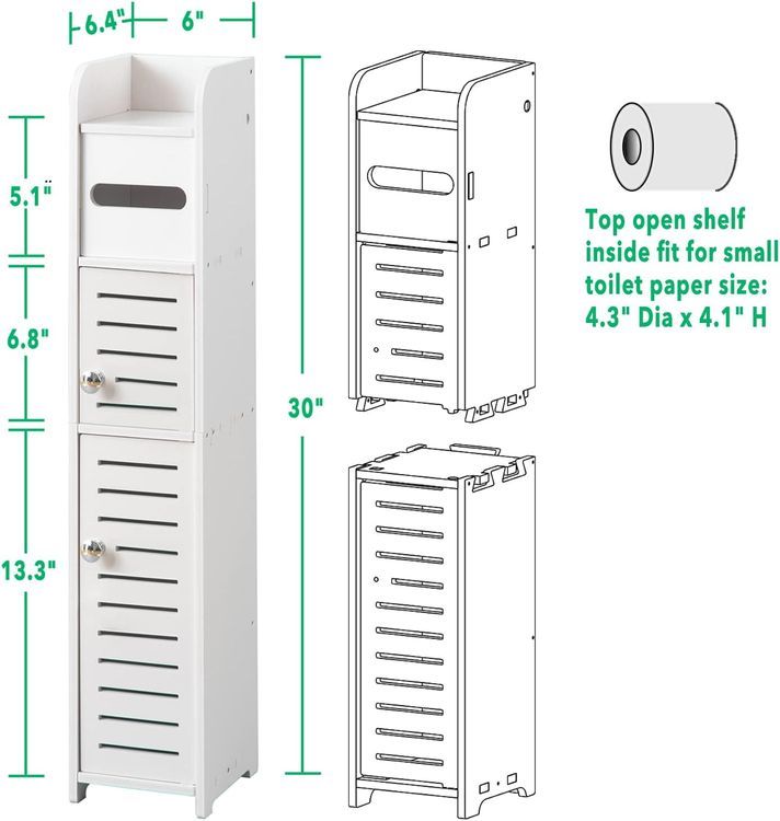 No. 4 - Bathroom Storage Cabinet - 2