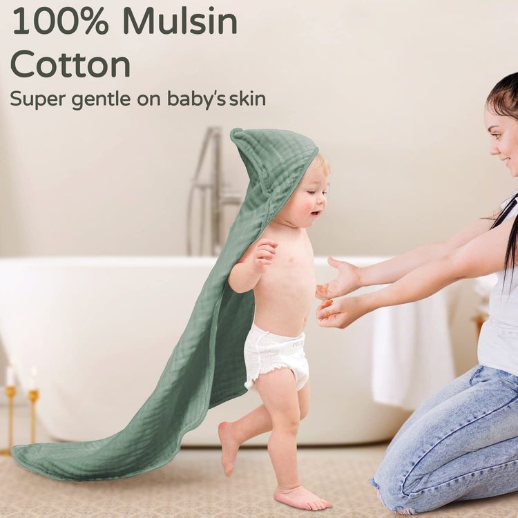 No. 6 - Yoofoss Hooded Baby Towels - 2