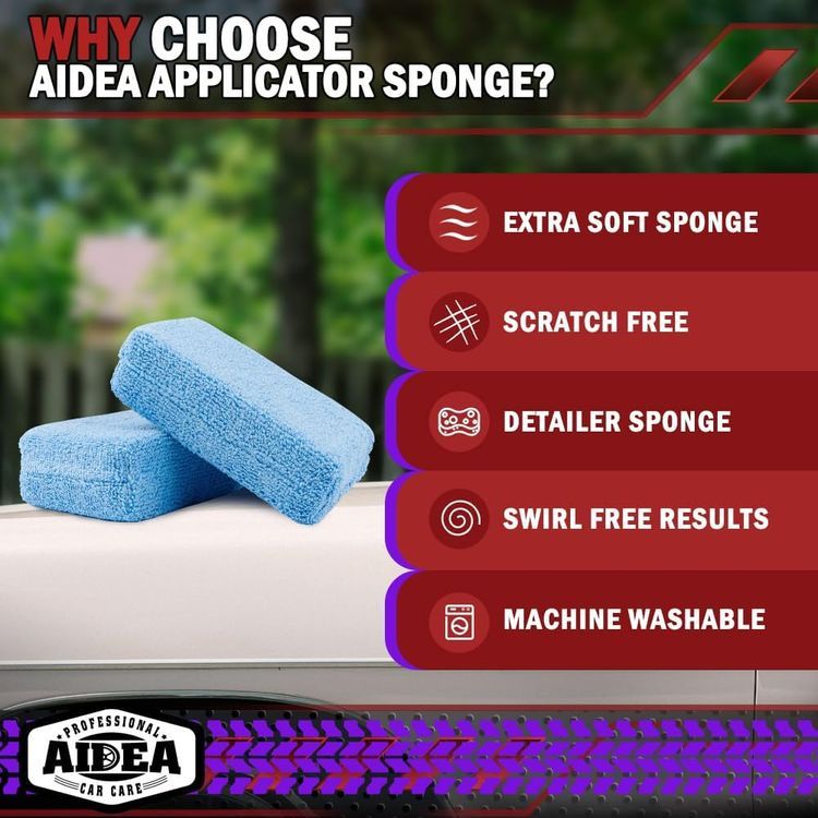 No. 4 - AIDEA Microfiber Sponge Applicators - 3