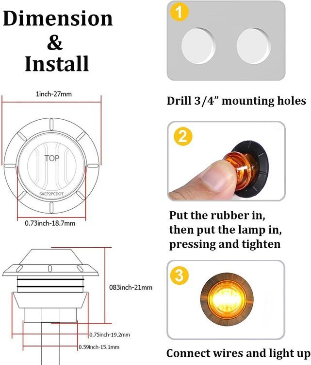 No. 1 - FXC LED Marker Light Assemblies - 5