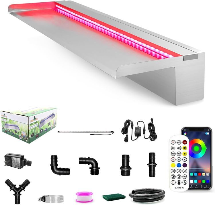 No. 2 - LONGRUN Stainless Steel Waterfall Spillway - 1