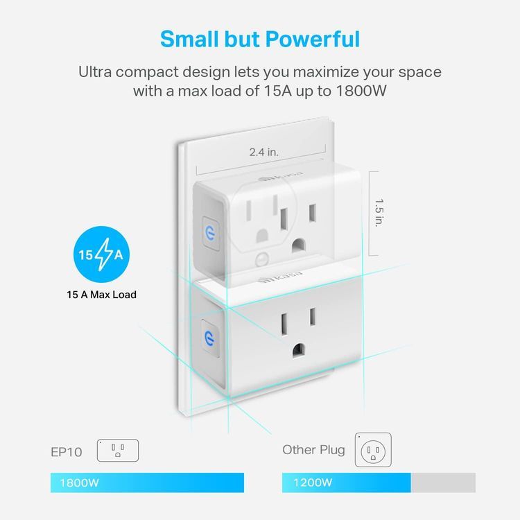 No. 7 - Kasa Smart EP10P4 Ultra Mini 4-Pack Outlet Switch - 5