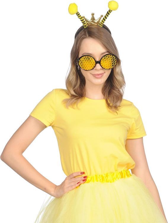 No. 3 - Bee Costume Headband and Glasses Set - 2