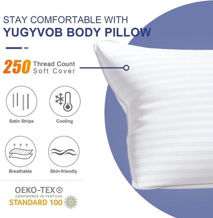 No. 5 - YUGYVOB Cooling Body Pillow - 3