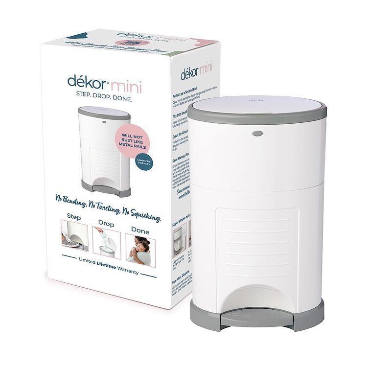 No. 8 - DEKOR Mini Hands-Free Diaper Pail - 1