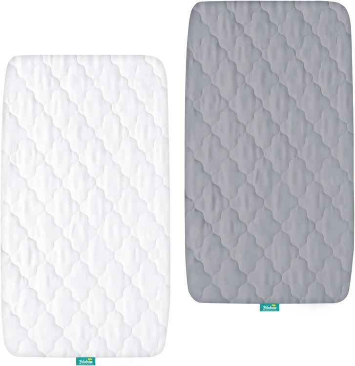 No. 3 - Biloban Bassinet Mattress Pad Cover - 1