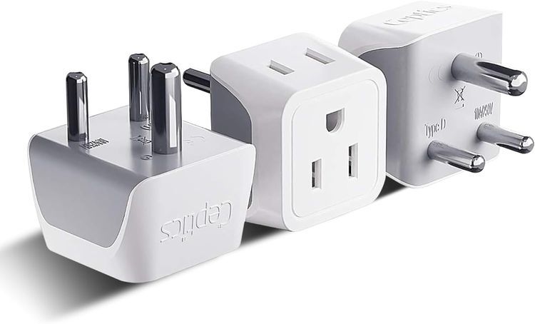 No. 2 - Ceptics US to India Plug Adapter - 1