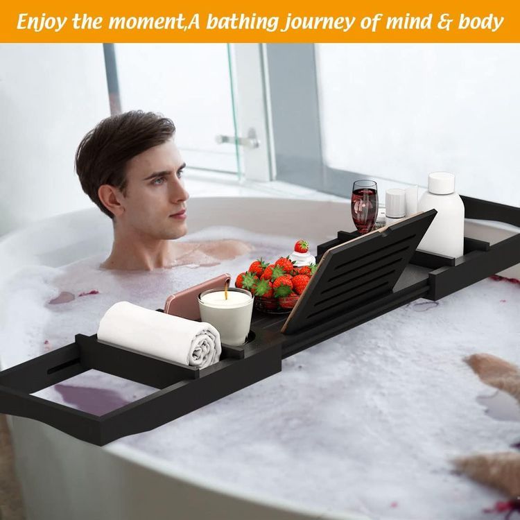 No. 7 - Zhuoyue Bamboo Bathtub Tray - 5