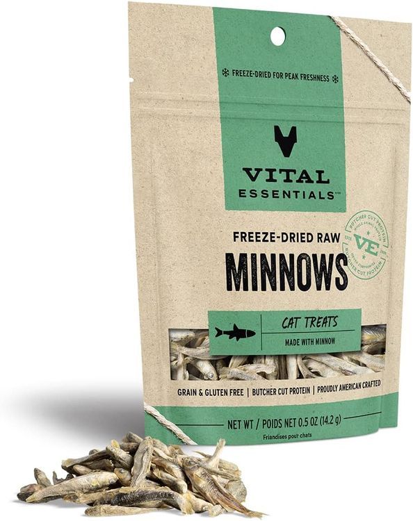 No. 8 - Vital Essentials Freeze Dried Minnows Cat Treats - 1