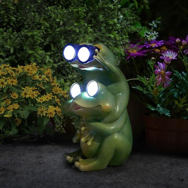 No. 5 - Juliahestia Garden Decor Frog Outdoor Statue - 3