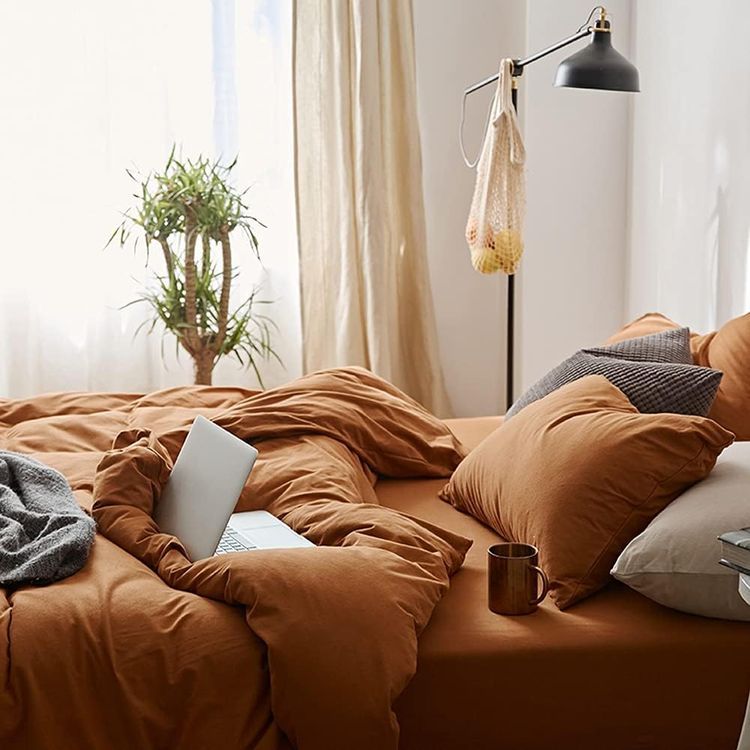 No. 6 - Omelas Caramel Pumpkin Duvet Cover - 1