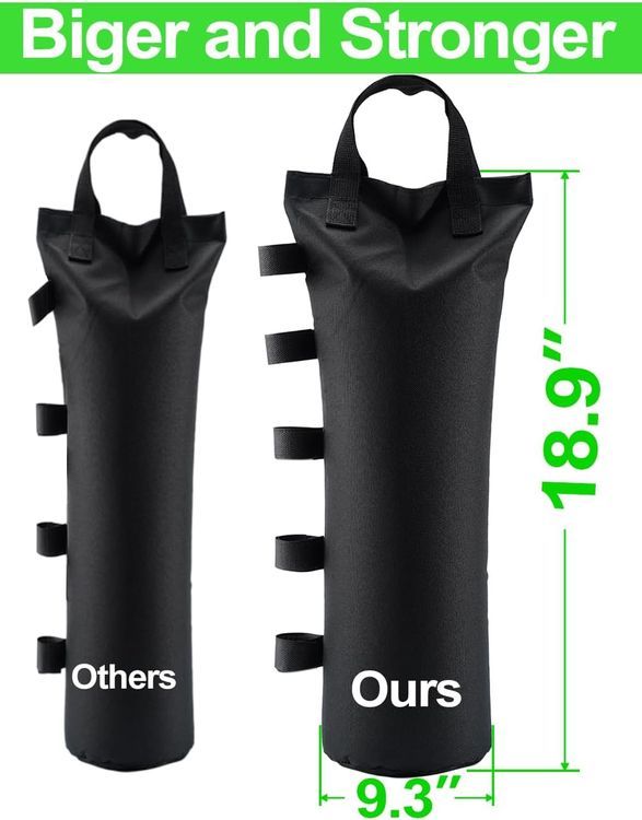 No. 5 - Giftape 120LBS Canopy Weights Sand Bags - 3
