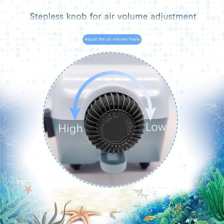 No. 3 - HITOP Aquarium Air Pump - 4