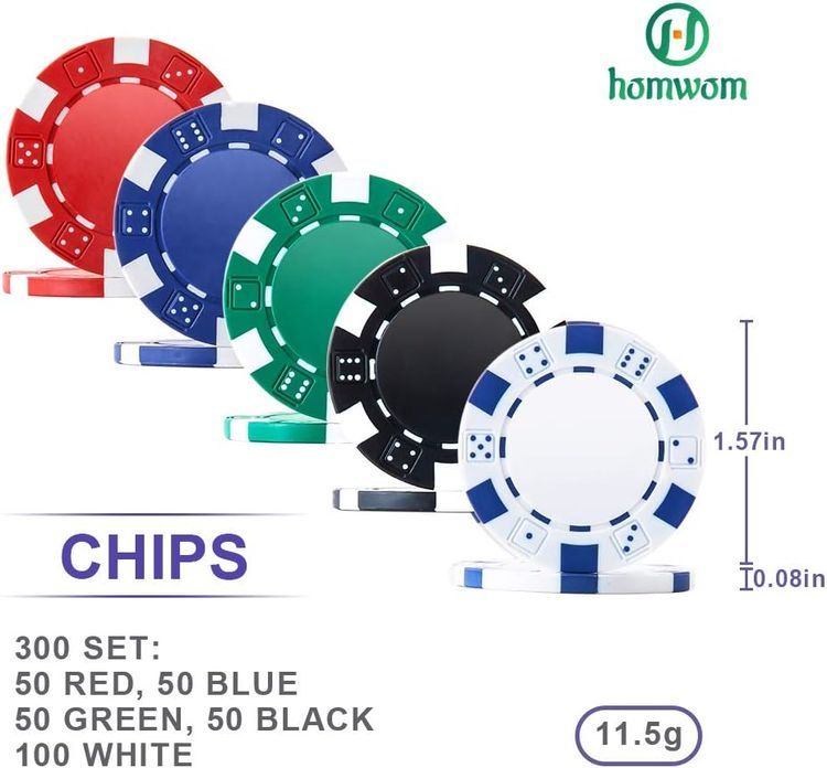 No. 2 - Homwom Poker Chip Set - 4