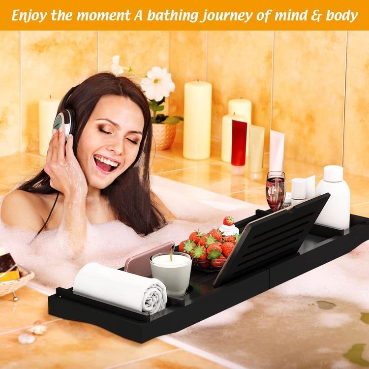 No. 7 - Zhuoyue Bamboo Bathtub Tray - 4