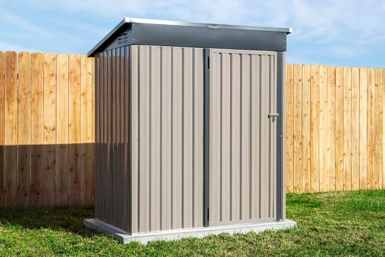 No. 9 - Cover-It 5x3 Metal Outdoor Galvanized Steel Storage Shed - 2