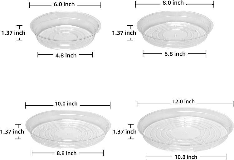 No. 4 - TRUEDAYS Plant Saucers - 3