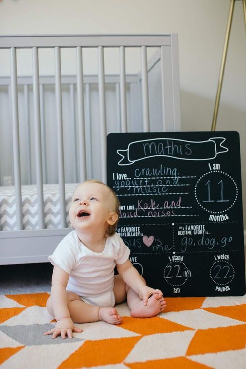 No. 8 - Pearhead Baby Milestone Chalkboard - 3