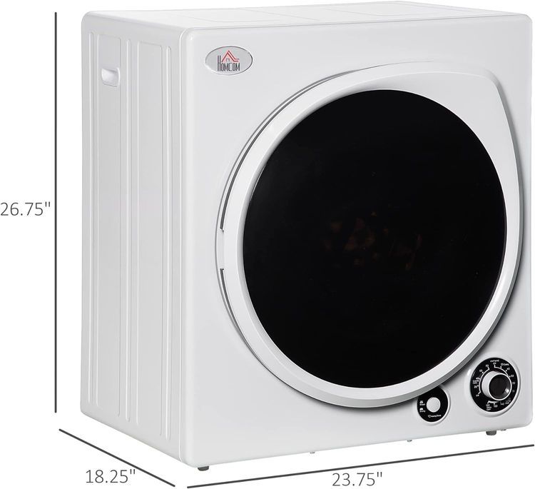 No. 5 - HOMCOM Compact Laundry Dryer - 3