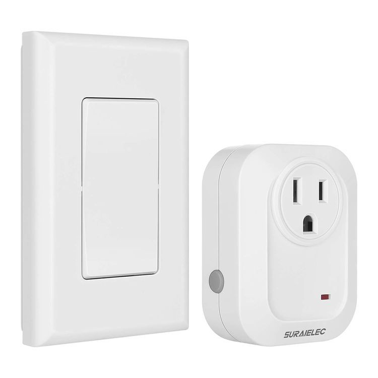 No. 9 - Suraielec Wireless Light Switch and Outlet Receiver Kit - 1