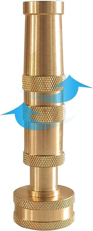No. 8 - Hourleey Brass Hose Nozzle - 5
