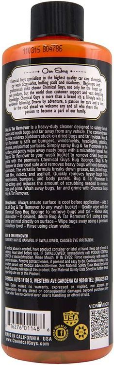 No. 3 - Chemical Guys CWS_104_16 Bug and Tar Remover Car Wash Soap - 2