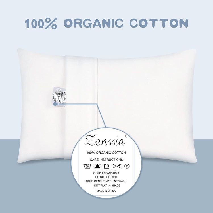 No. 5 - Zenssia Organic Cotton Toddler Pillowcase - 2