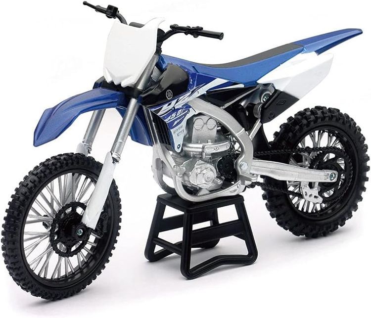 No. 9 - New-Ray Motorcycle Yamaha YZF 450 2017 Miniature Scale 1/12 - 1