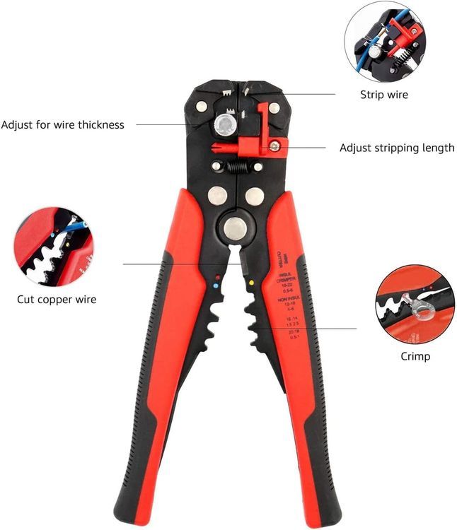 No. 8 - Amazon Basics Self-Adjusting Wire Stripper - 5