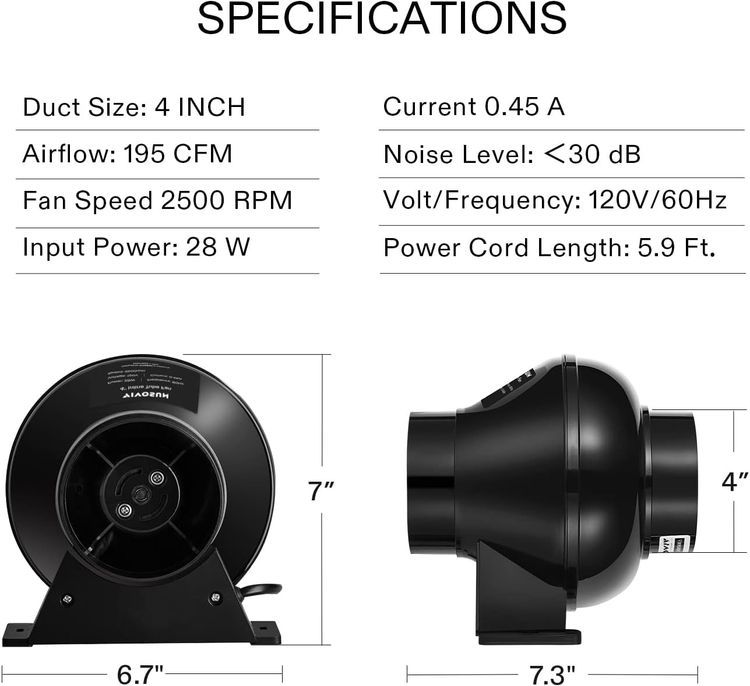 No. 1 - VIVOSUN Powerful Blower - 4