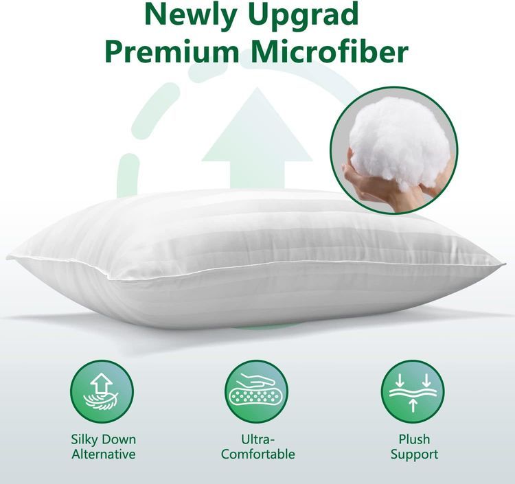 No. 1 - COZSINOOR Hotel Grade Queen Size Cooling Bed Pillows - 5
