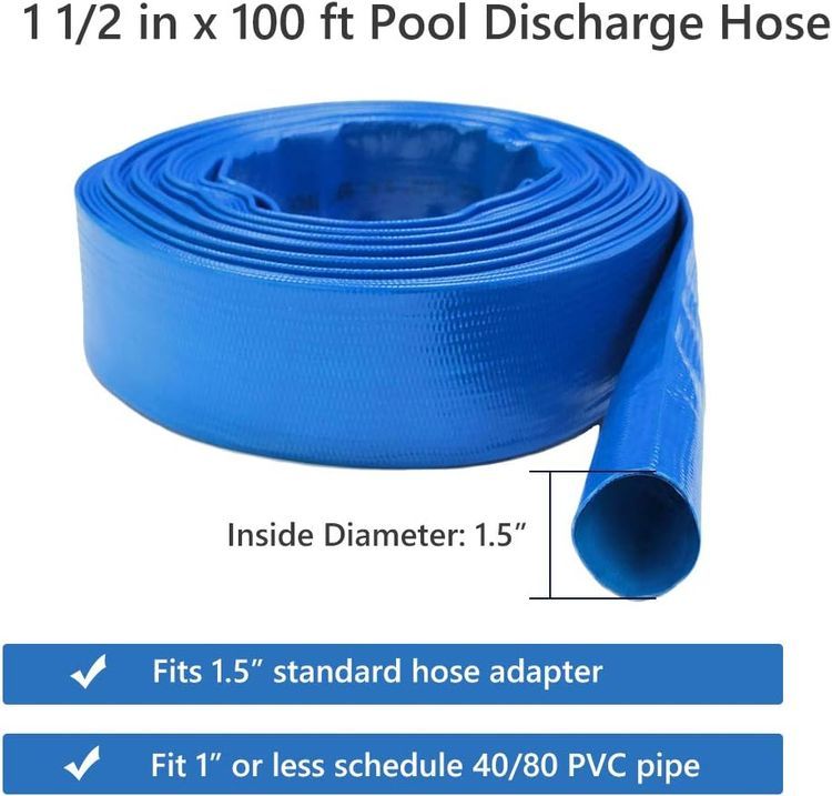 No. 2 - Eastrans 1 1/2 IN x 100 FT Pool Backwash Hose - 5