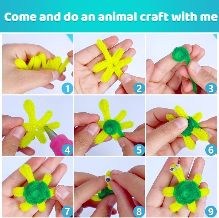 No. 1 - 200pcs Pipe Cleaners for Crafts - 5