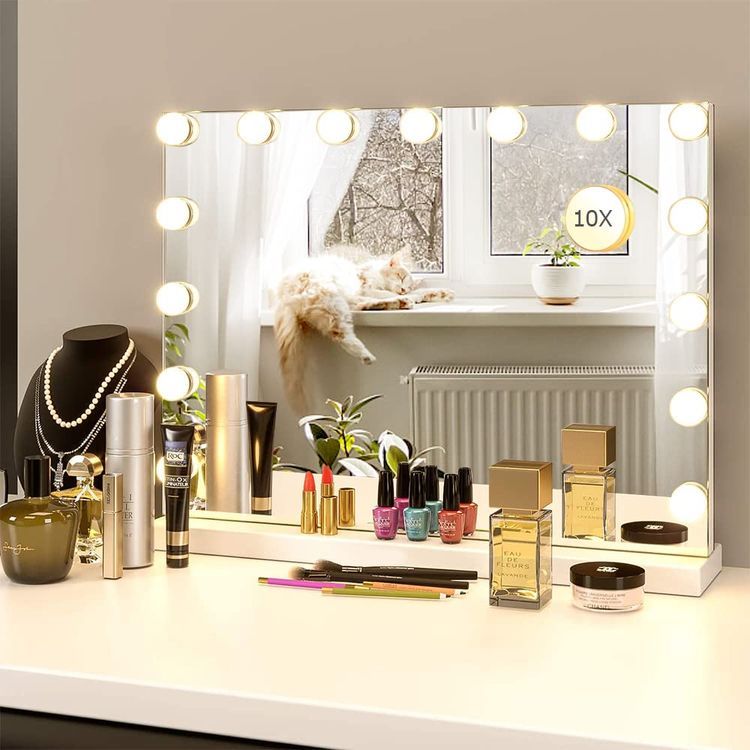 No. 3 - LilyHome Large Hollywood Vanity Mirror - 1