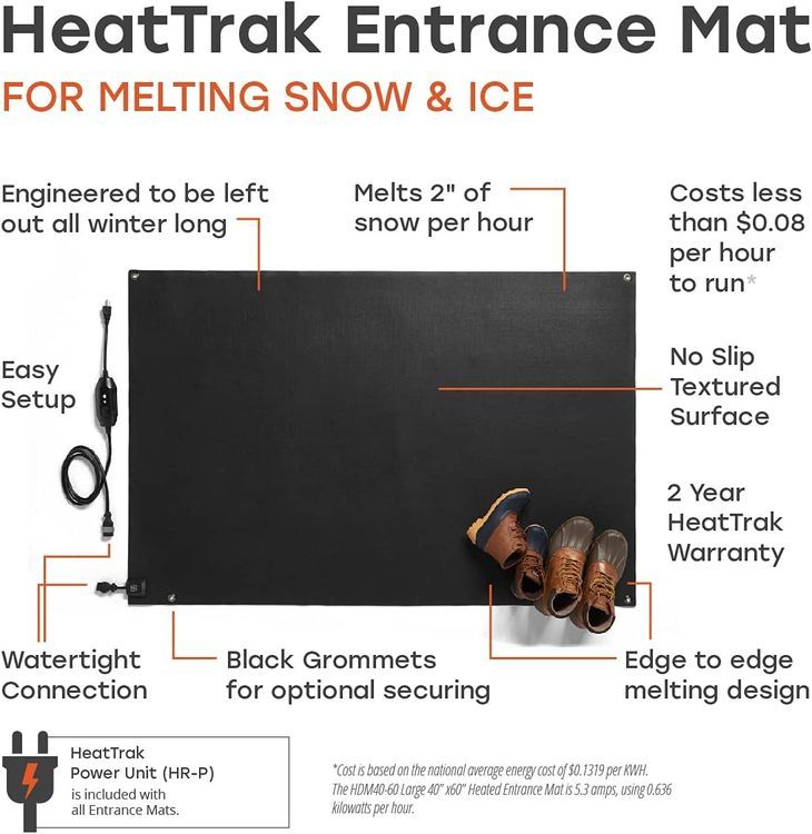 No. 5 - HeatTrak Heated Snow Melting Mats for Entrances - 2