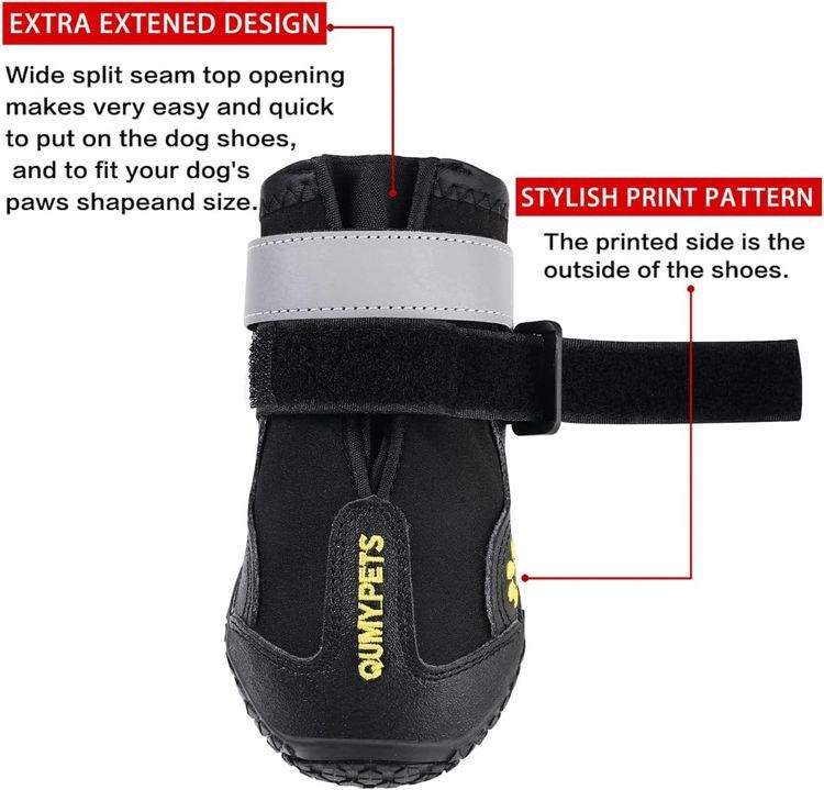 No. 1 - QUMY Dog Shoes - 4