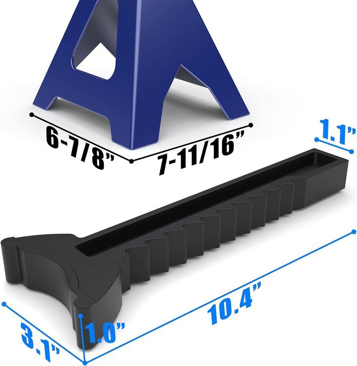 No. 10 - TCE 3 Ton Capacity Double Locking Steel Jack Stands - 3