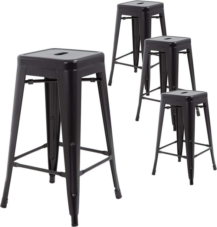 No. 4 - FDW Metal Bar Stools - 1