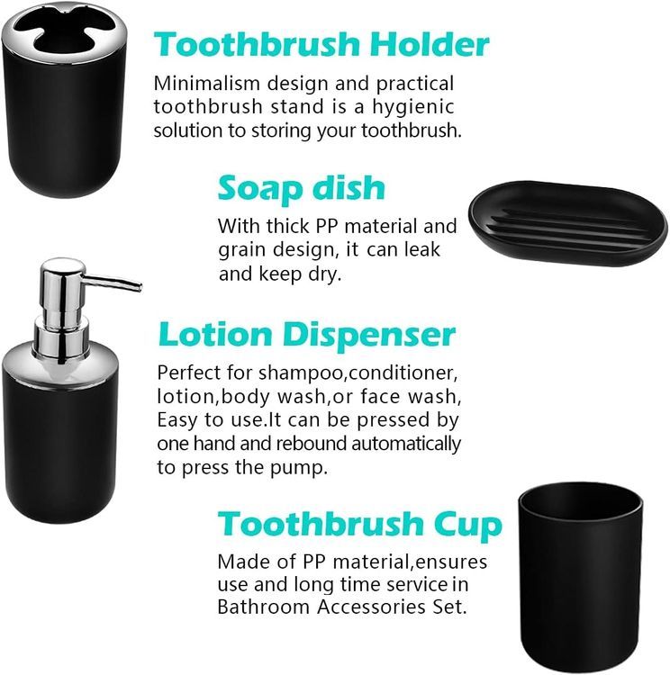 No. 7 - Papillon Bathroom Accessory Set - 3