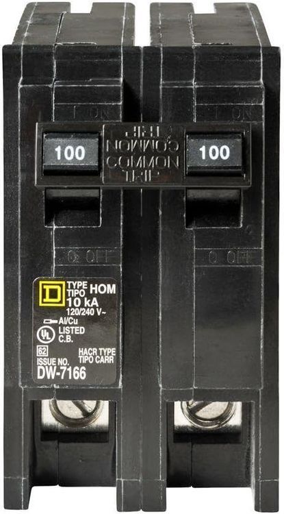 No. 6 - Square D - HOM2100CP Homeline 100-Amp Two-Pole Circuit Breaker - 1