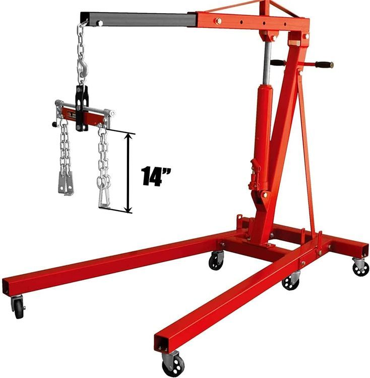 No. 1 - BIG RED T32100 Torin Engine Hoist Shop Crane Accessory - 4